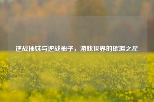 逆战柚妹与逆战柚子，游戏世界的璀璨之星
