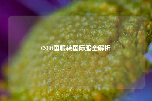 CSGO国服转国际服全解析