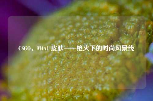 CSGO，M4A1 皮肤——枪火下的时尚风景线