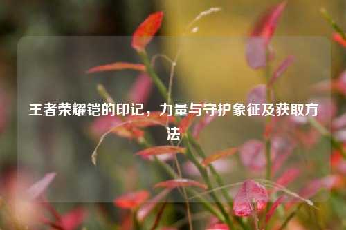 王者荣耀铠的印记，力量与守护象征及获取方法