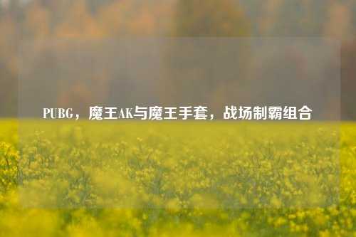 PUBG,魔王AK与魔王手套,战场制霸组合