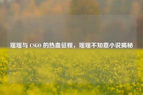 瑶瑶与 CSGO 的热血征程，瑶瑶不知意小说揭秘