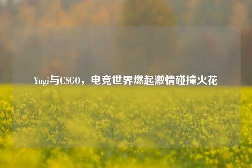 Yugi与CSGO，电竞世界燃起激情碰撞火花