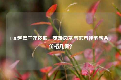 LOL赵云子龙皮肤，英雄风采与东方神韵融合，价格几何？