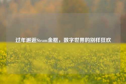 过年邂逅Steam金框，数字世界的别样狂欢