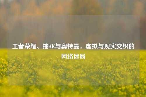 王者荣耀、抽AK与奥特曼，虚拟与现实交织的网络迷局