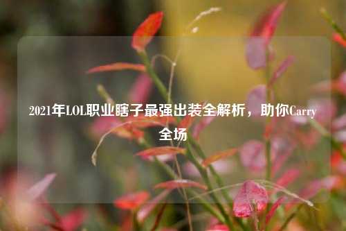 2021年LOL职业瞎子最强出装全解析，助你Carry全场