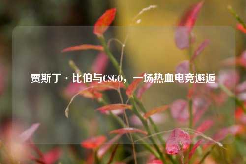 贾斯丁·比伯与CSGO，一场热血电竞邂逅