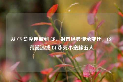 从 CS 荒漠迷城到 CF，射击经典传承变迁，CS 荒漠迷城 C4 炸死小蜜蜂五人