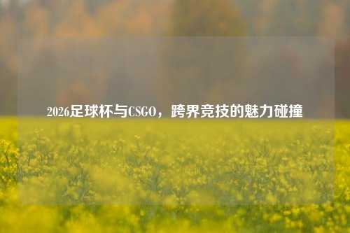 2026足球杯与CSGO，跨界竞技的魅力碰撞