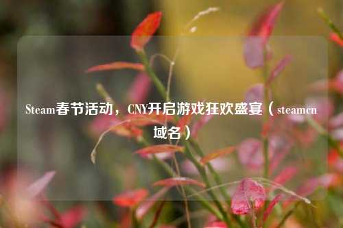 Steam春节活动，CNY开启游戏狂欢盛宴（steamcn域名）