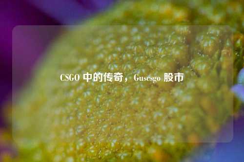 CSGO 中的传奇，Guscsgo 股市