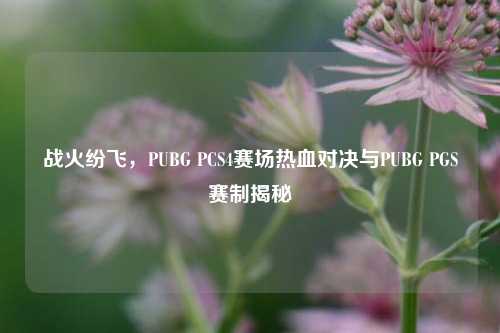 战火纷飞，PUBG PCS4赛场热血对决与PUBG PGS赛制揭秘
