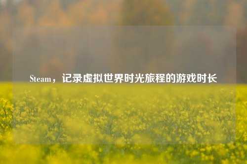 Steam,记录虚拟世界时光旅程的游戏时长