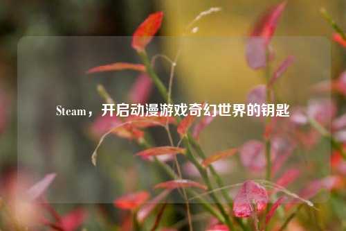 Steam，开启动漫游戏奇幻世界的钥匙
