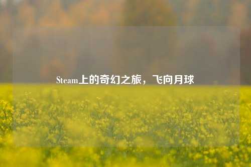 Steam上的奇幻之旅，飞向月球