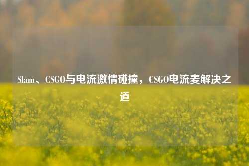 Slam、CSGO与电流激情碰撞，CSGO电流麦解决之道