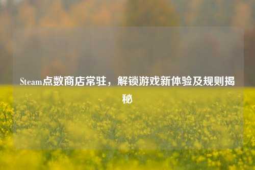 Steam点数商店常驻，解锁游戏新体验及规则揭秘