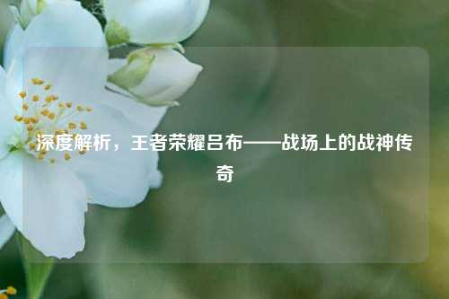 深度解析，王者荣耀吕布——战场上的战神传奇