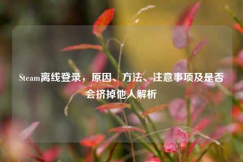 Steam离线登录，原因、方法、注意事项及是否会挤掉他人解析