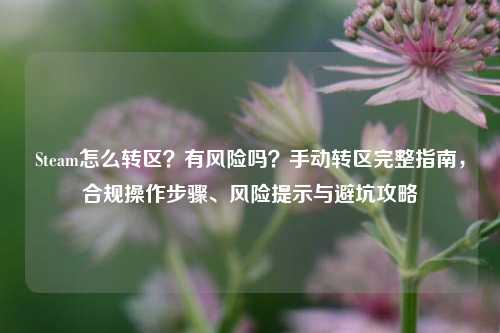 Steam怎么转区？有风险吗？手动转区完整指南，合规操作步骤、风险提示与避坑攻略